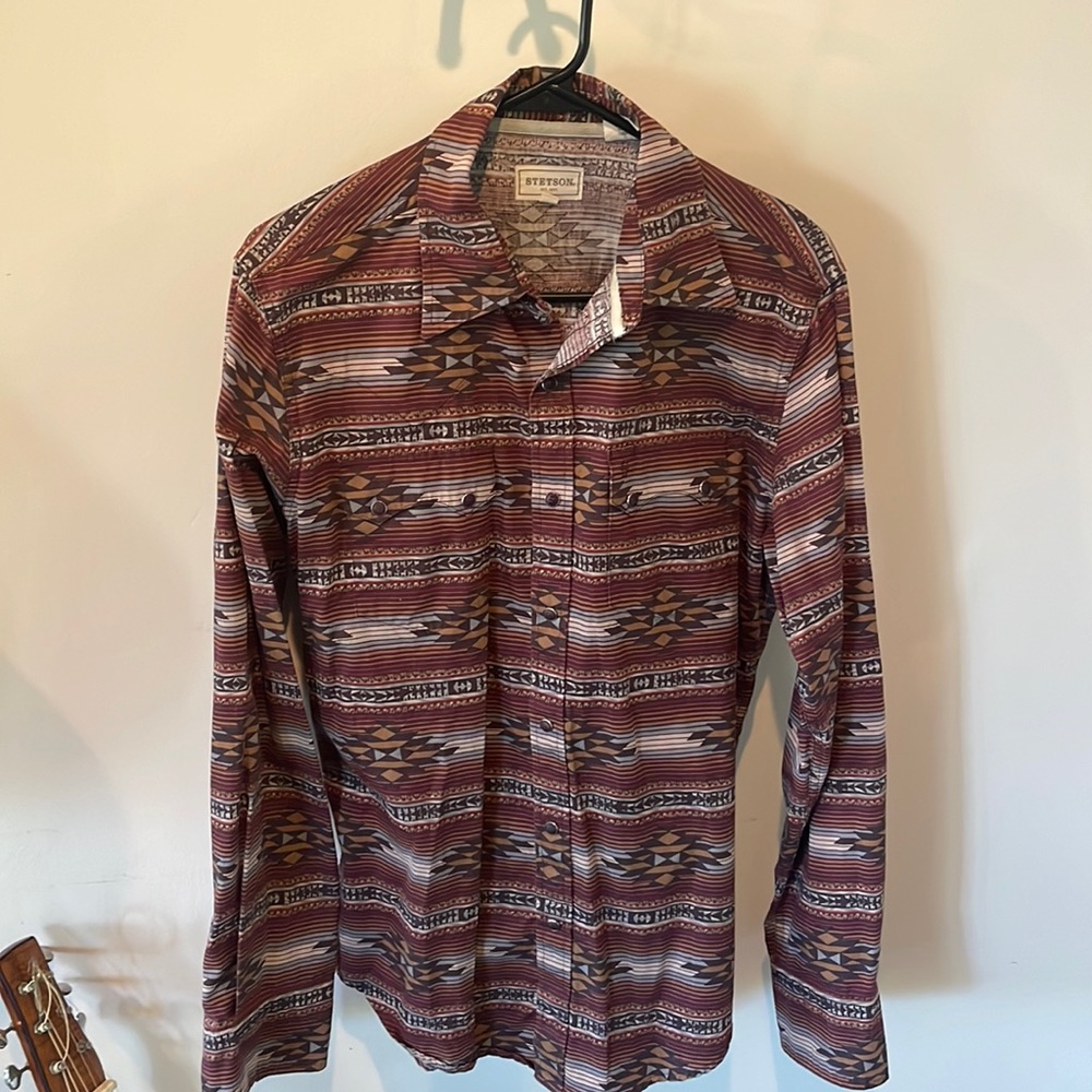 Western pearl snap shirt Stetson
